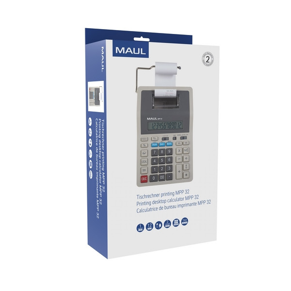 Kalkulator z drukarką Maul MPP 32 szary 72720/84 ML Amex
